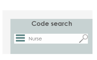 Code search box The code search box used on the Statistics New Zealand ANZSCO tool.